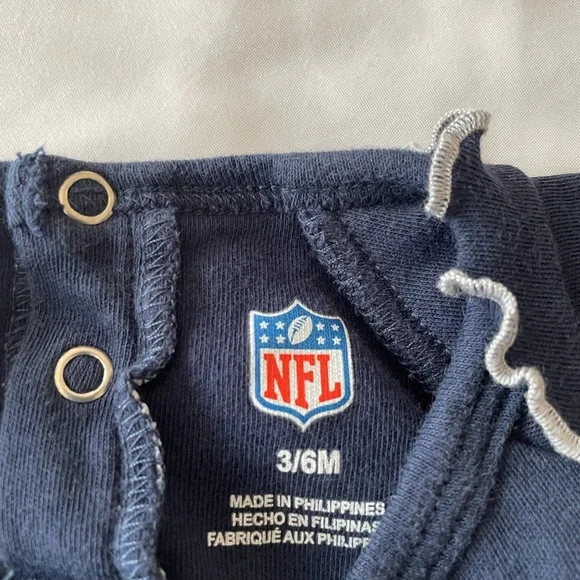 I Love My Cowboys NFL Baby Bodysuit, Sz 3-6 Mos - Picture 4 of 4
